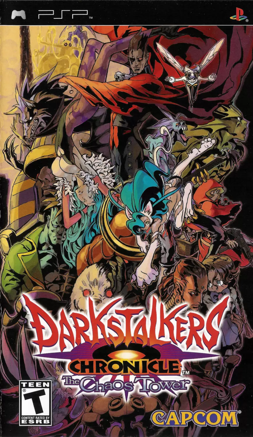 PSP Games - Darkstalkers Chronicle: The Chaos Tower