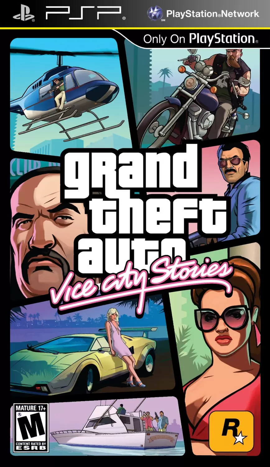 Jeux PSP - Grand Theft Auto: Vice City Stories