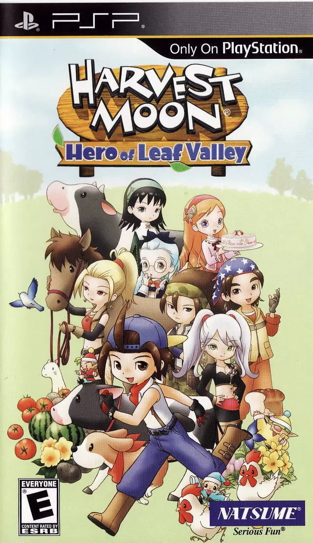 PSP Games - Harvest Moon: Hero of Leaf Valley