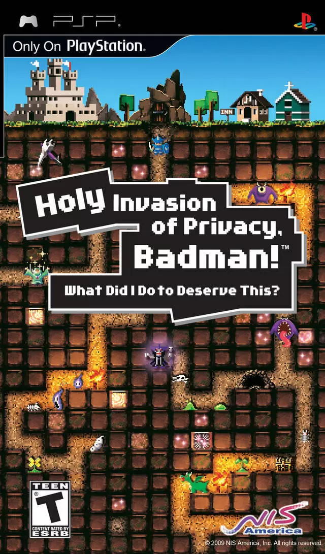 Jeux PSP - Holy Invasion of Privacy, Badman! What Did I Do To Deserve This?
