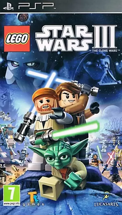Jeux PSP - Lego Star Wars III: The Clone Wars