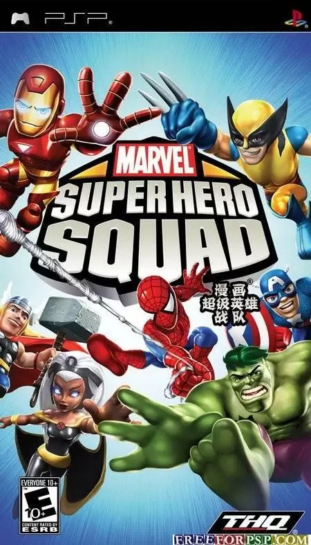 Jeux PSP - Marvel Super Hero Squad