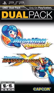 Jeux PSP - Mega Man Dual Pack Powered Up/Maverick Hunter X