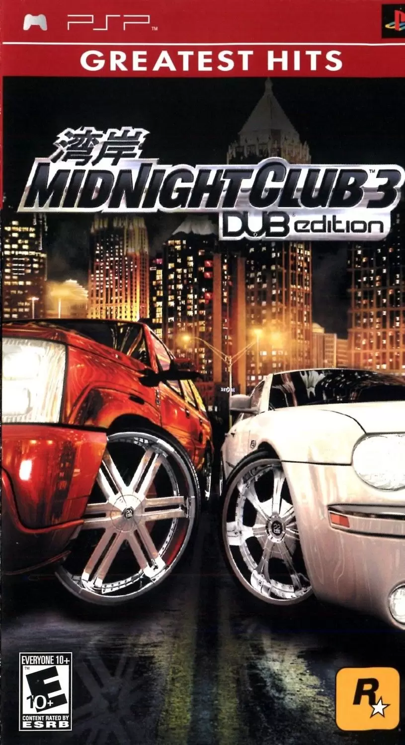 Jeux PSP - Midnight Club 3: DUB Edition Greatest Hits