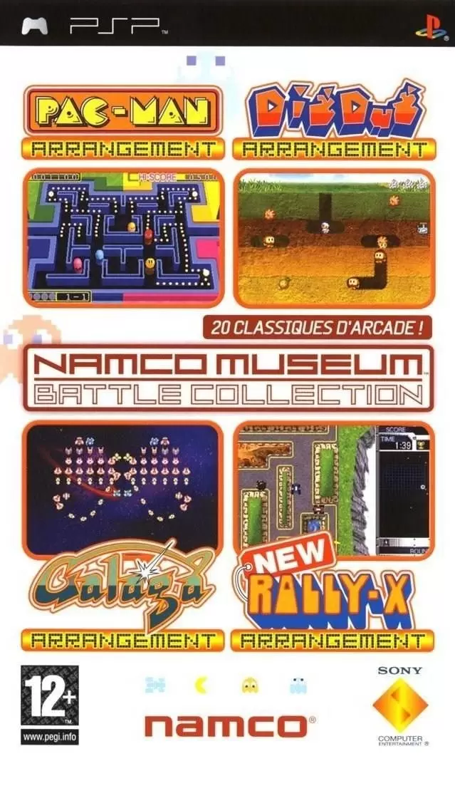 PSP Games - Namco Museum Battle Collection
