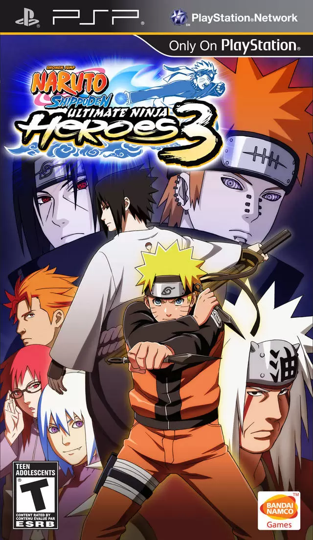 PSP Games - Naruto Shippuden: Ultimate Ninja Heroes 3