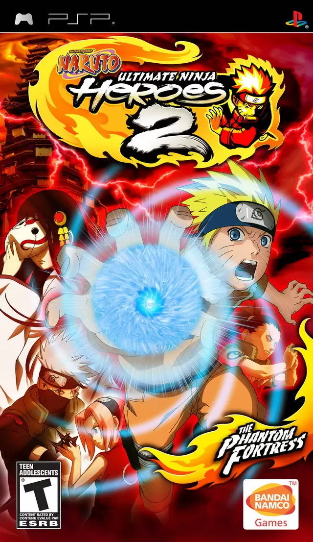 Jeux PSP - Naruto: Ultimate Ninja Heroes 2: The Phantom Fortress