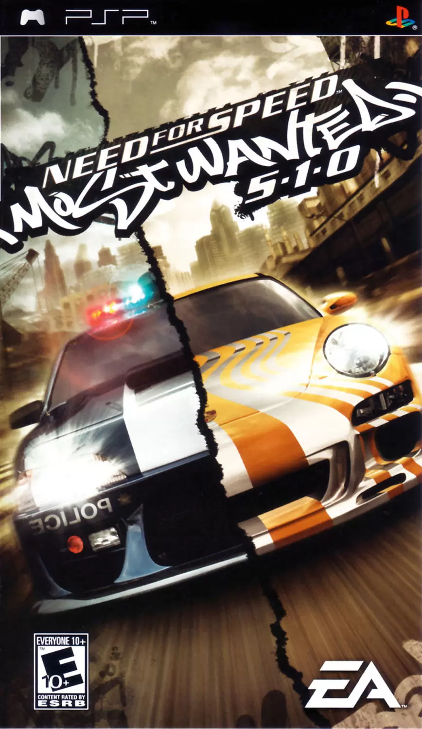 PSP Games - Need for Speed Most Wanted 5-1-0