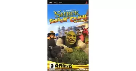 Jogo PSP Shrek Smash N'Crash Racing