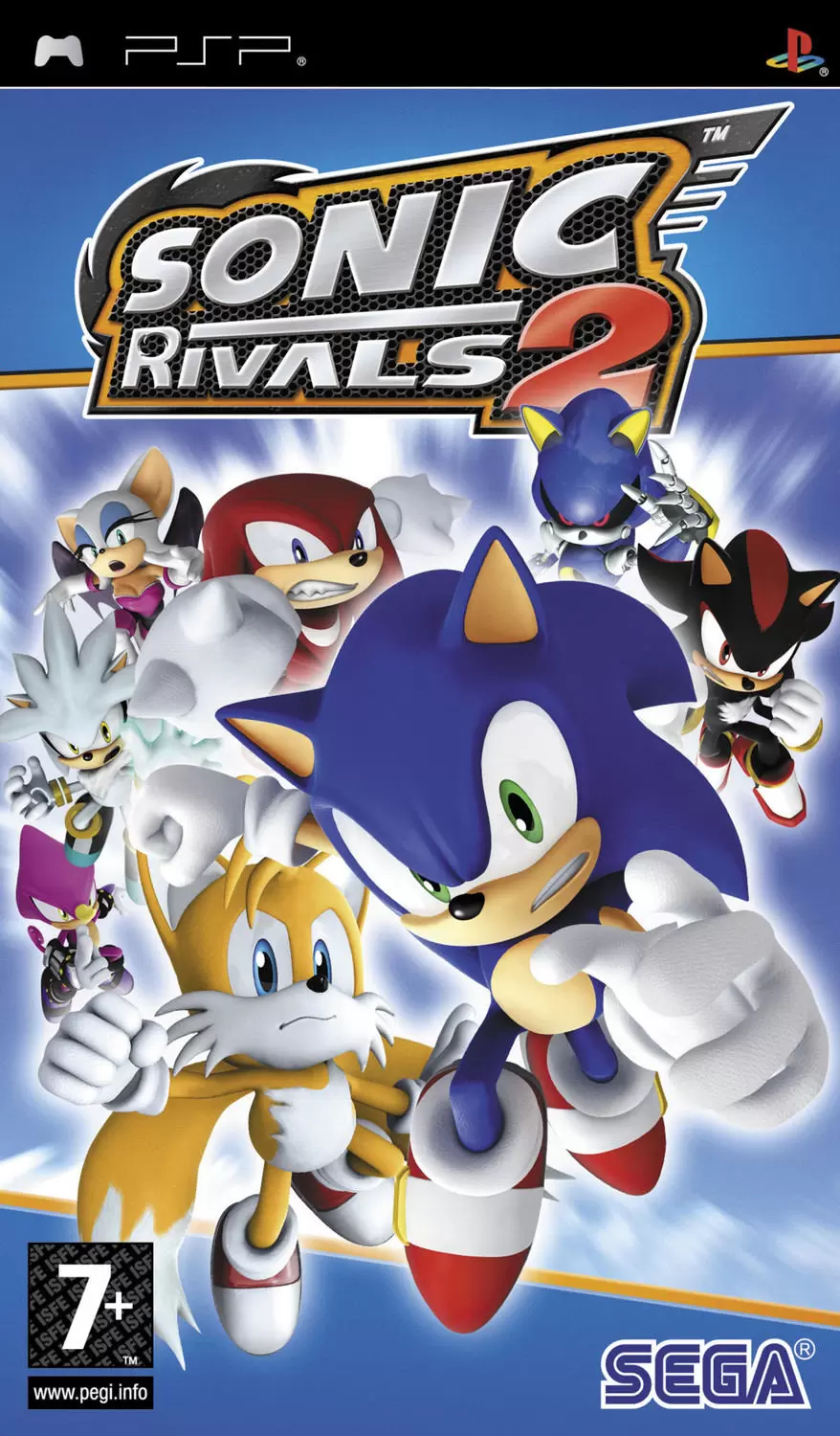 Jeux PSP - Sonic Rivals 2