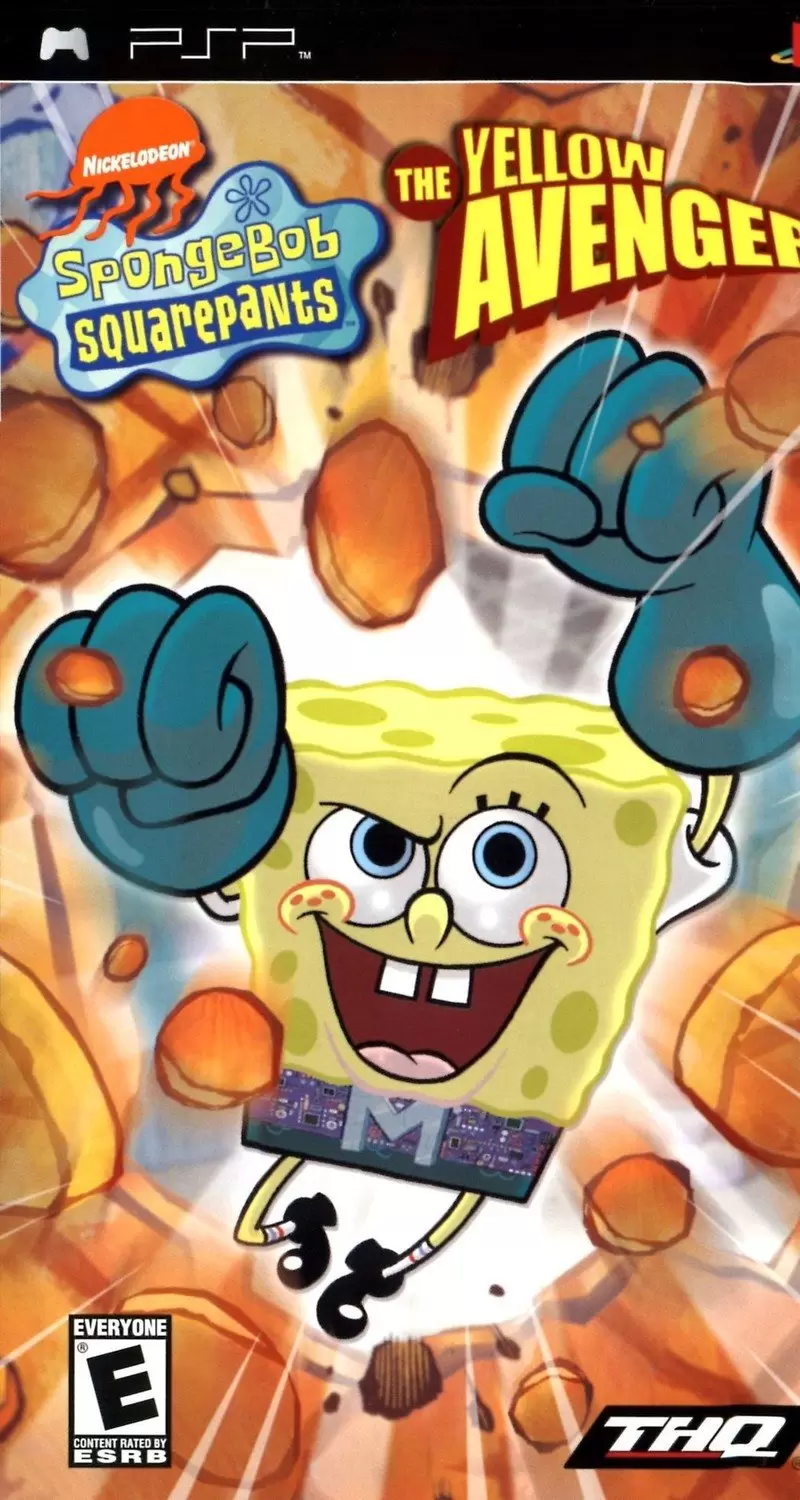 Jeux PSP - Spongebob Squarepants: The Yellow Avenger