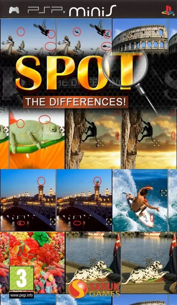 Spot the Differences PSP Games