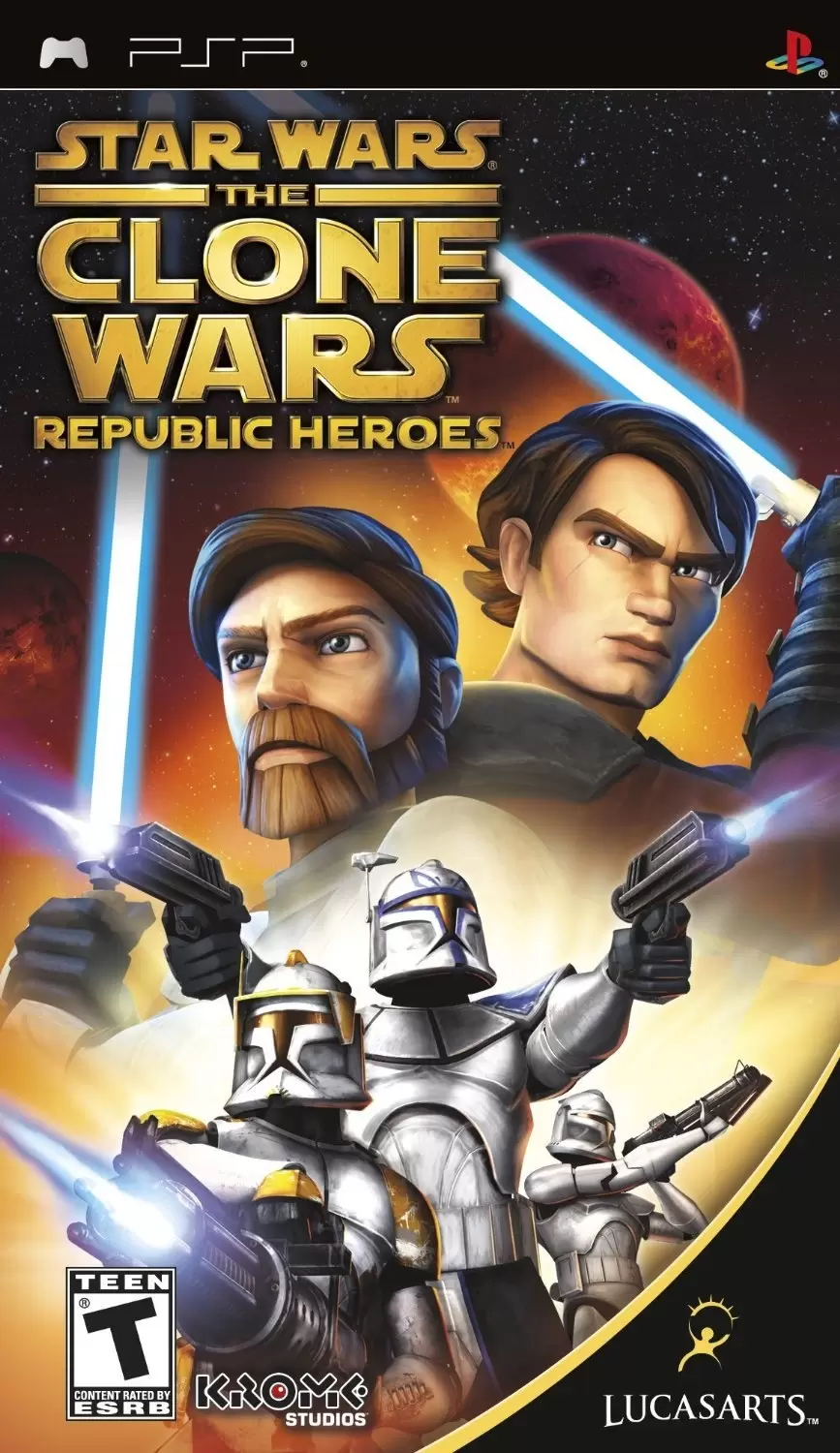 Jeux PSP - Star Wars the Clone Wars: Republic Heroes