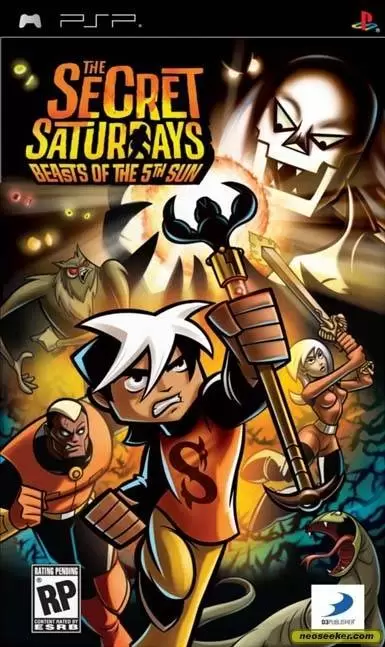 Jeux PSP - The Secret Saturdays Beasts of the 5th Sun