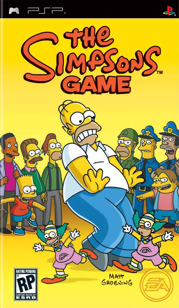 PSP Games - The Simpsons Game