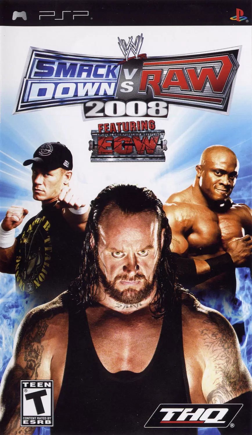 PSP Games - WWE SmackDown vs. Raw 2008