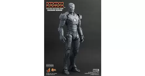 Hot toys iron man 2025 gunmetal