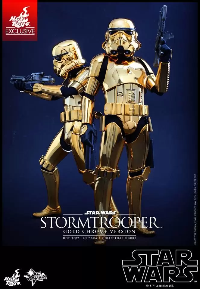 Movie Masterpiece Series - Stormtrooper Gold Chrome Version