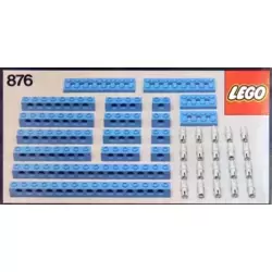 Blue Beams with Connector Pegs
