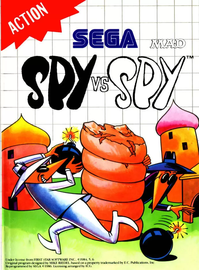 SEGA Master System Games - Spy vs. Spy