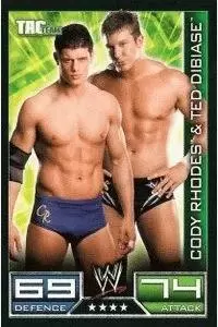 Slam Attax Trading Cards - Cody Rhodes and Ted Dibiase