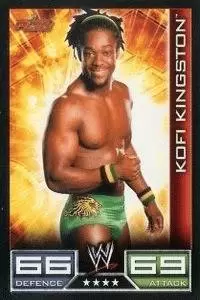 260 Kofi Kingston Topps WWE Slam Attax Universe Stars of the Show Foil Karte Nr