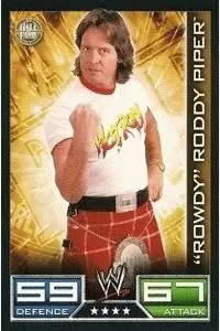 Slam Attax Trading Cards - Rowdy Roddy Piper