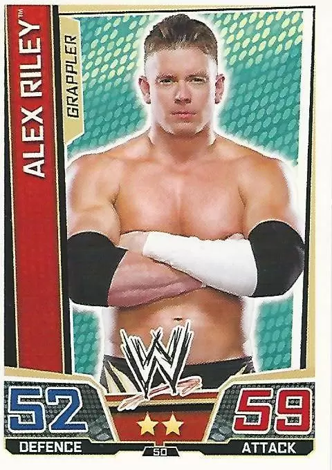 WWE Slam Attax Superstars Trading Cards - Alex Riley