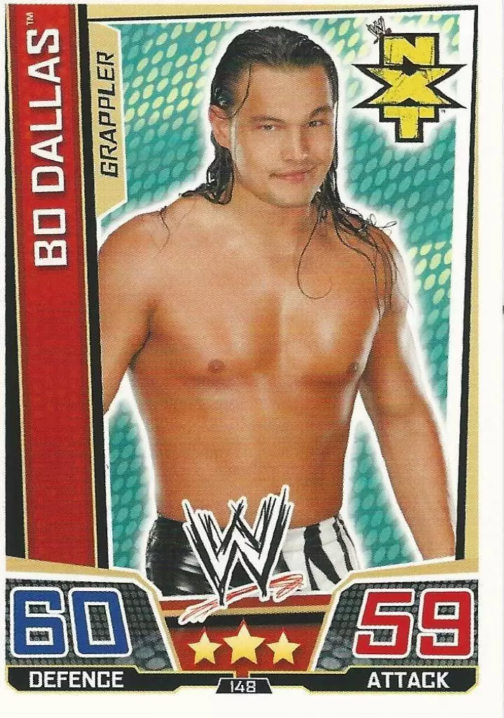 WWE Slam Attax Superstars Trading Cards - Bo Dallas