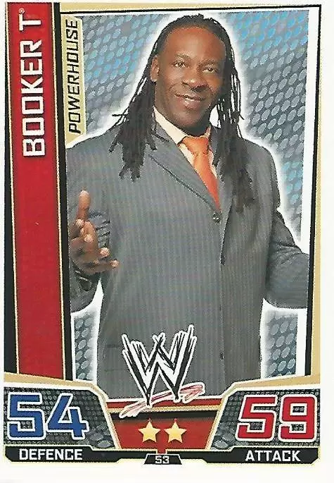 WWE Slam Attax Superstars Trading Cards - Booker T