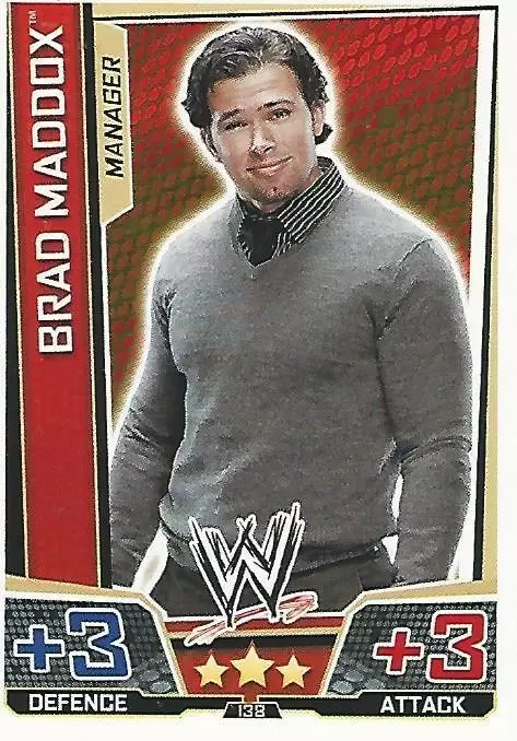 WWE Slam Attax Superstars Trading Cards - Brad Maddox