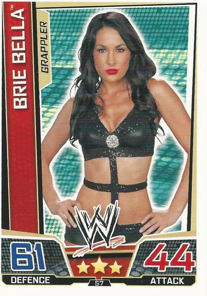 WWE Slam Attax Superstars Trading Cards - Brie Bella