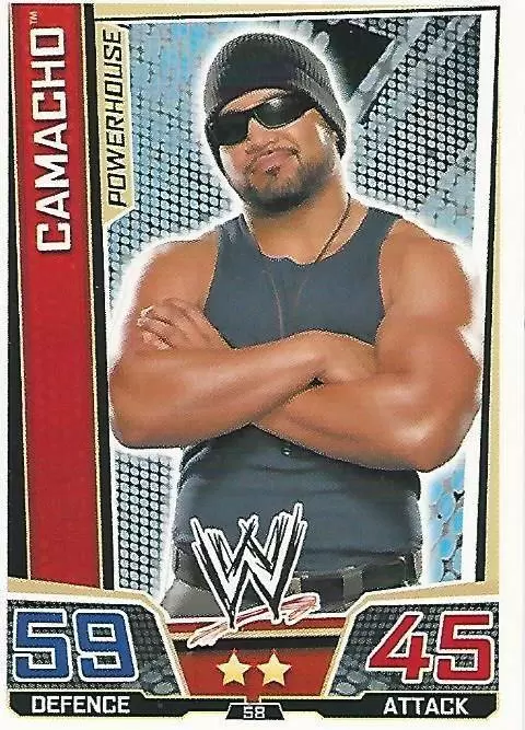 WWE Slam Attax Superstars Trading Cards - Camacho