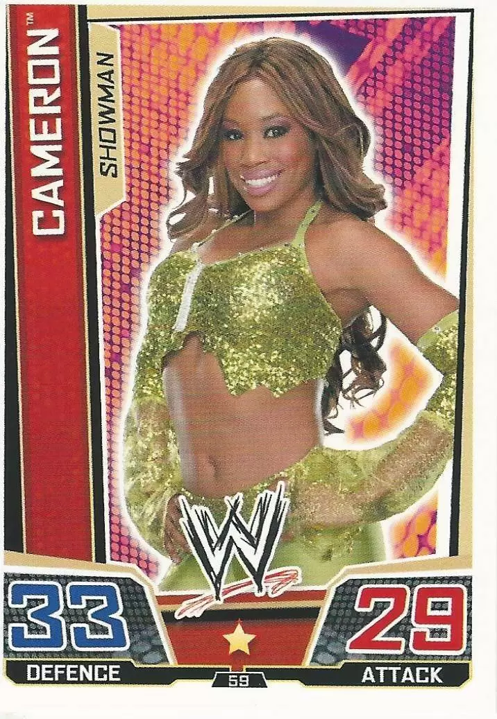 WWE Slam Attax Superstars Trading Cards - Cameron