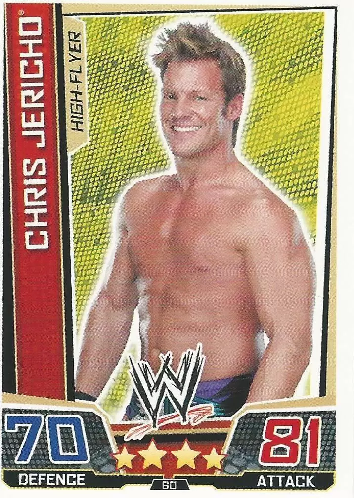 WWE Slam Attax Superstars Trading Cards - Chris Jericho
