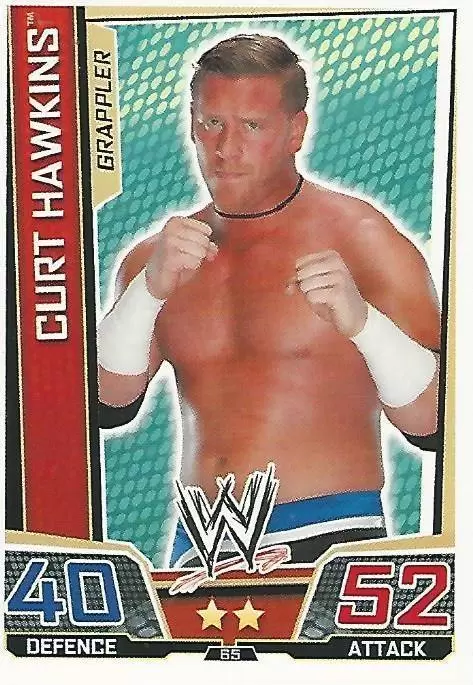 WWE Slam Attax Superstars Trading Cards - Curt Hawkins