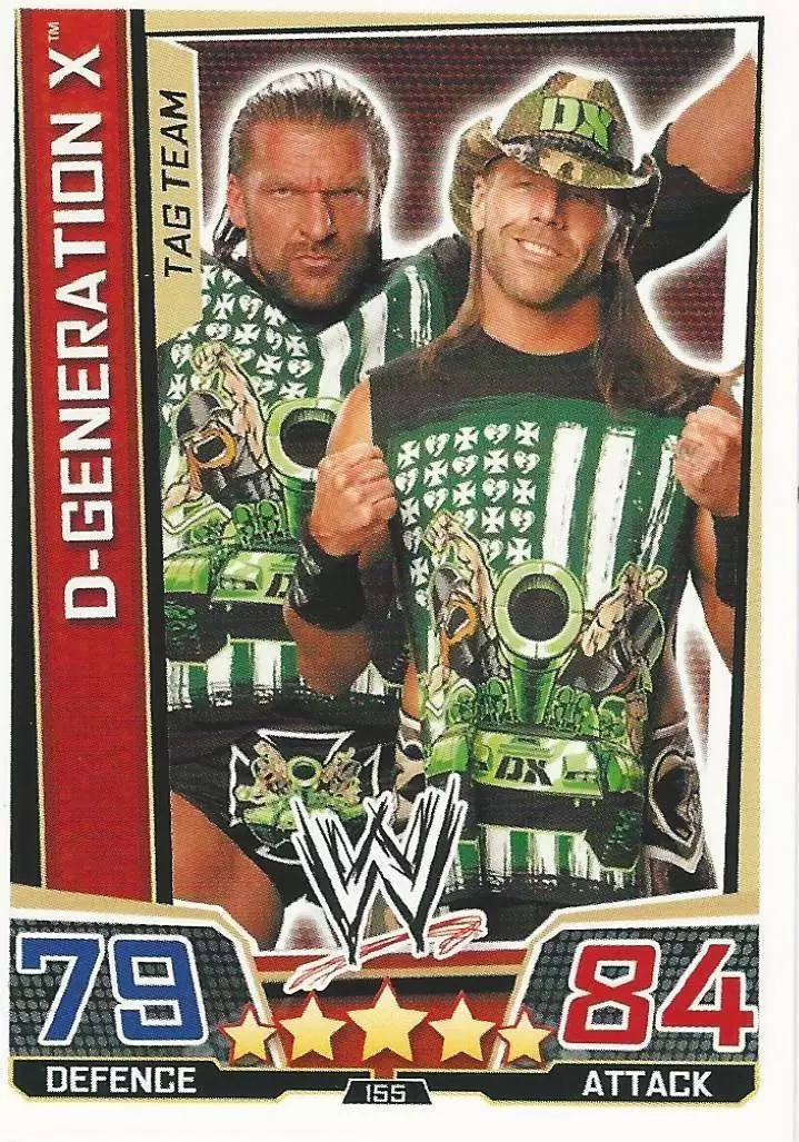 WWE Slam Attax Superstars Trading Cards - D-Generation X