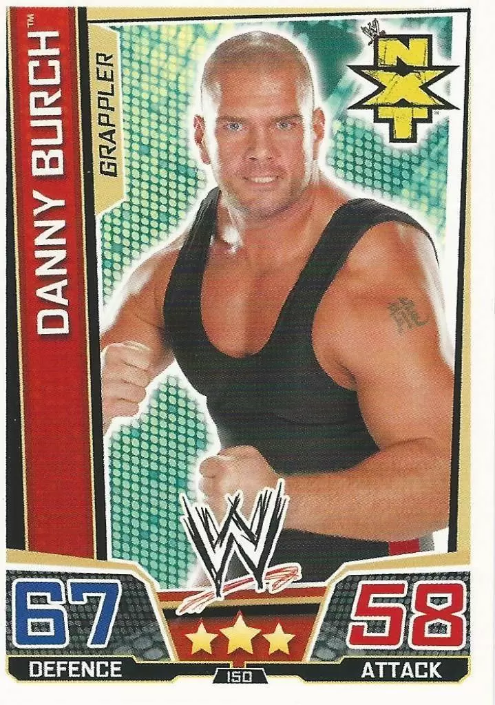 WWE Slam Attax Superstars Trading Cards - Danny Burch