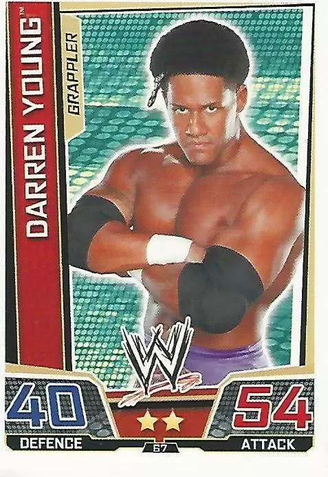 WWE Slam Attax Superstars Trading Cards - Darren Young