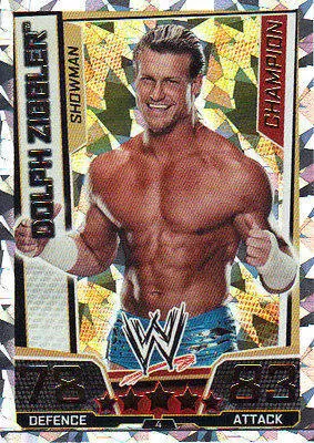WWE Slam Attax Superstars Trading Cards - Dolph Ziggler - Champion