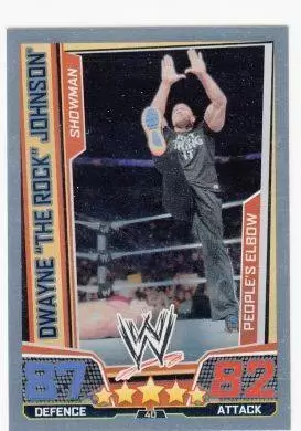 WWE Slam Attax Superstars Trading Cards - Dwayne \