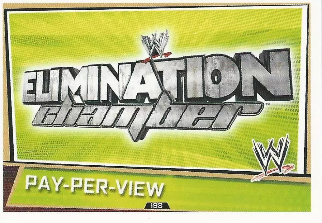 WWE Slam Attax Superstars Trading Cards - Elimination Chamber