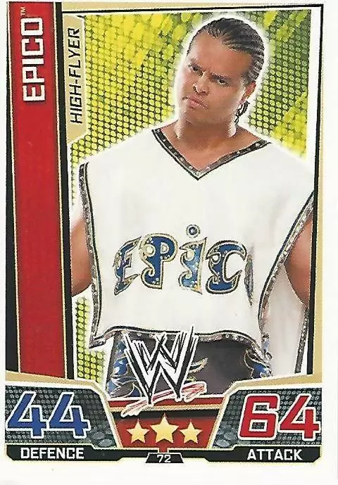 WWE Slam Attax Superstars Trading Cards - Epico