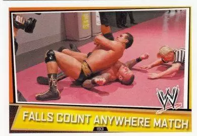 WWE Slam Attax Superstars Trading Cards - Falls Count Anywhere Match
