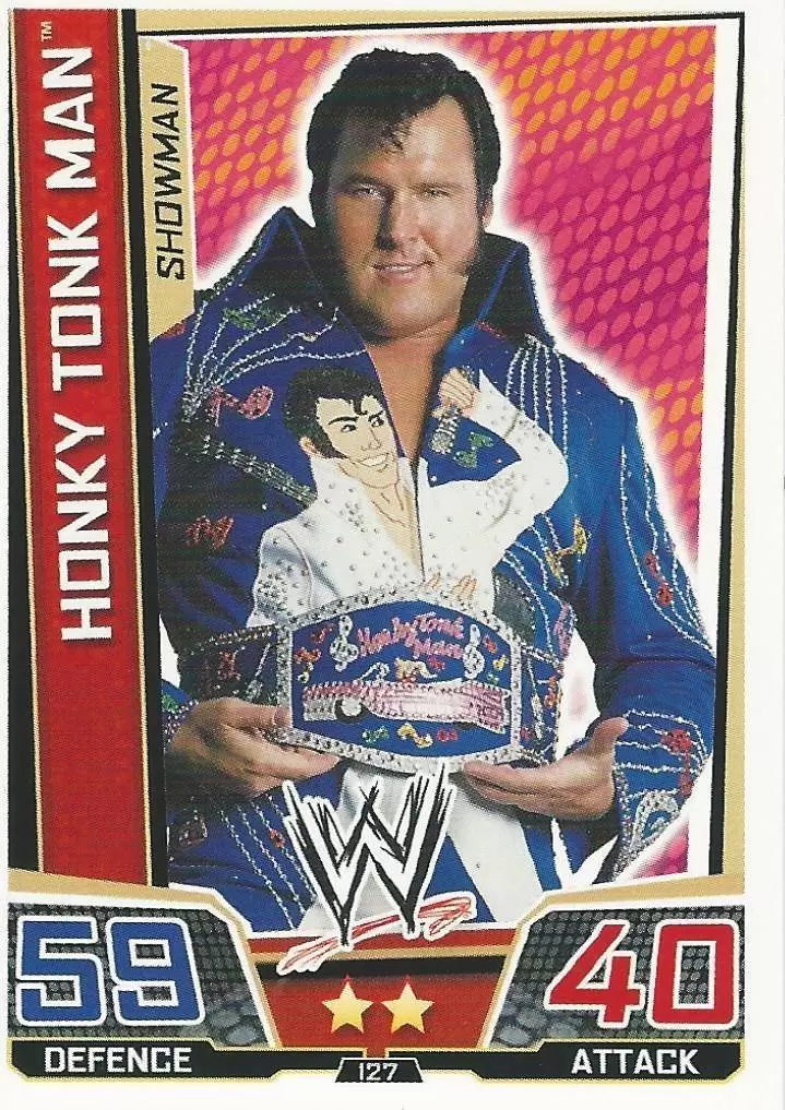 WWE Slam Attax Superstars Trading Cards - Honky Tonk Man