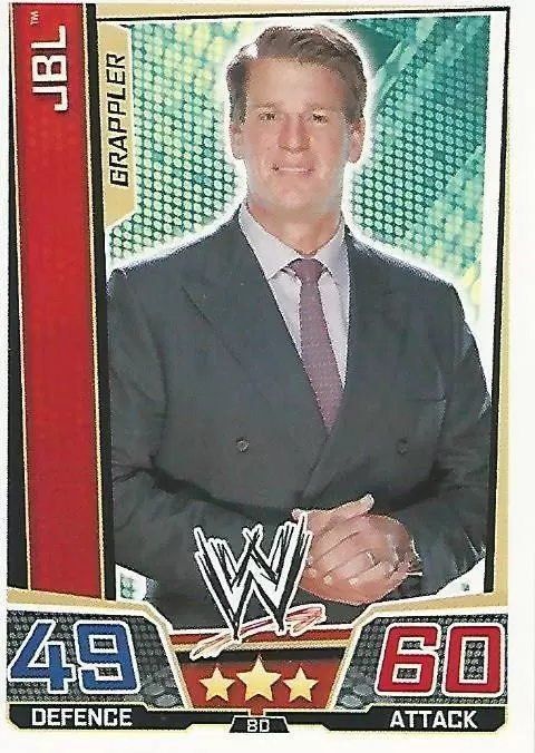 WWE Slam Attax Superstars Trading Cards - Jbl