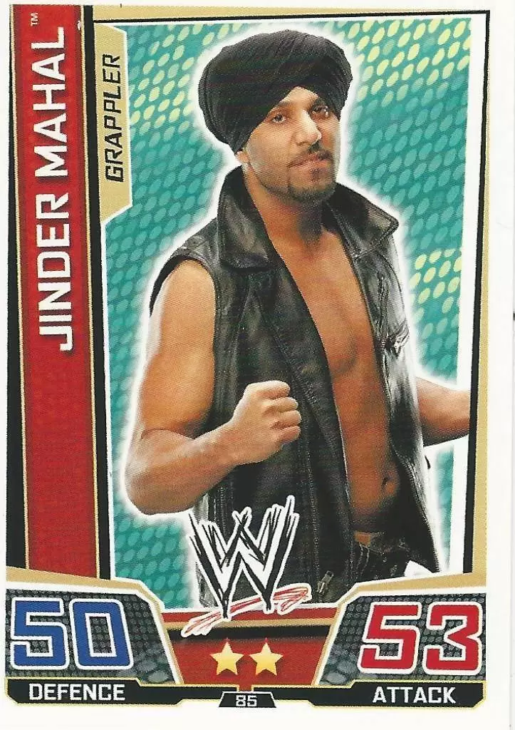 WWE Slam Attax Superstars Trading Cards - Jinder Mahal