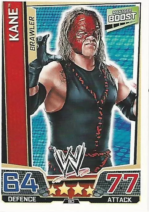 WWE Slam Attax Superstars Trading Cards - Kane
