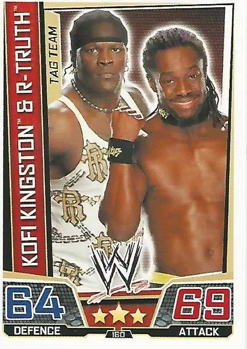 WWE Slam Attax Superstars Trading Cards - Kofi Kingston R-Truth
