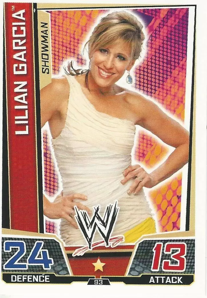 WWE Slam Attax Superstars Trading Cards - Lilian Garcia